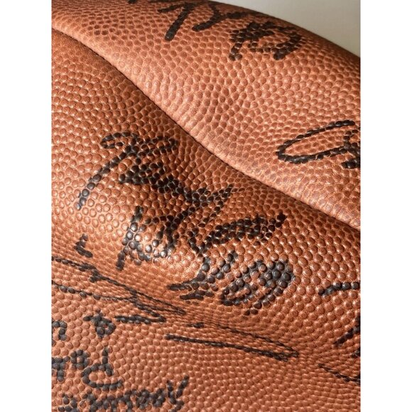 Vtg Autographed Signed Football Doesn’t Hold Air Dan Marino Tony Siragusa +more - Picture 13 of 16